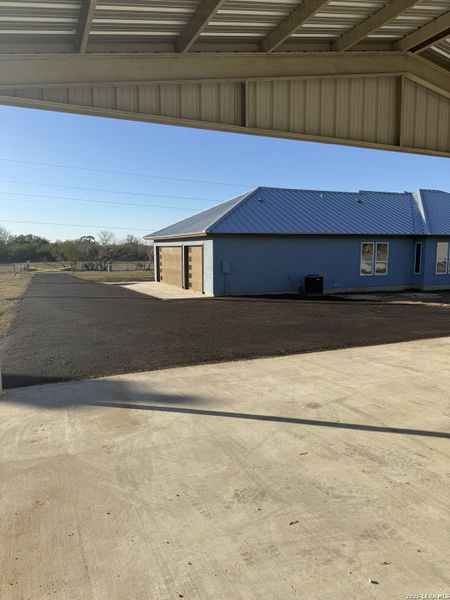 Exterior details and patio area of a home in , Adkins (Image 3).