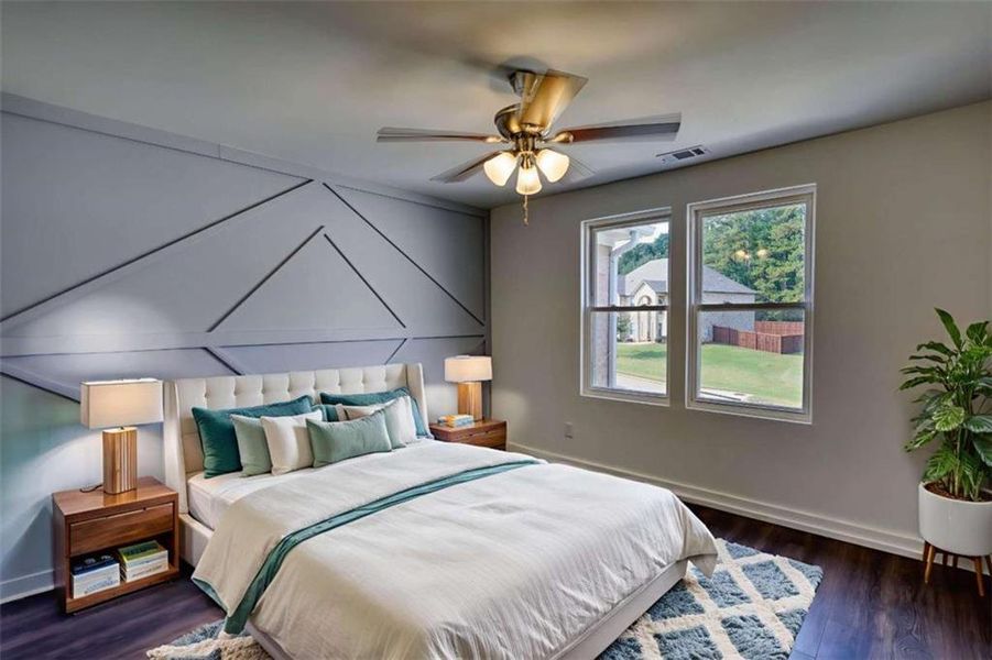 Furnished interior view inside a new home in , Covington (Image 11).