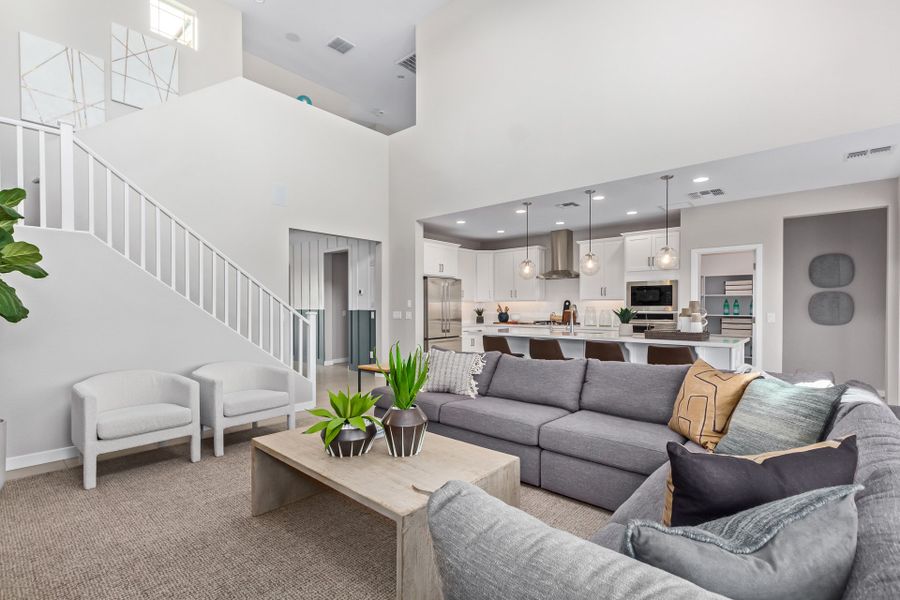 Furnished interior view inside a new home in Stonehaven, Glendale (Image 3).