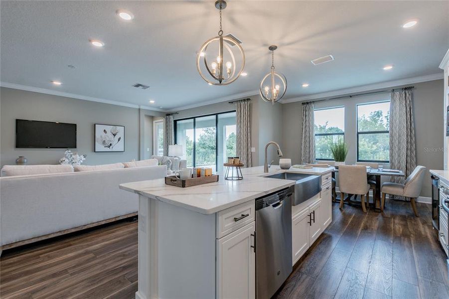 Furnished interior view inside a new home in , Tarpon Springs (Image 43).