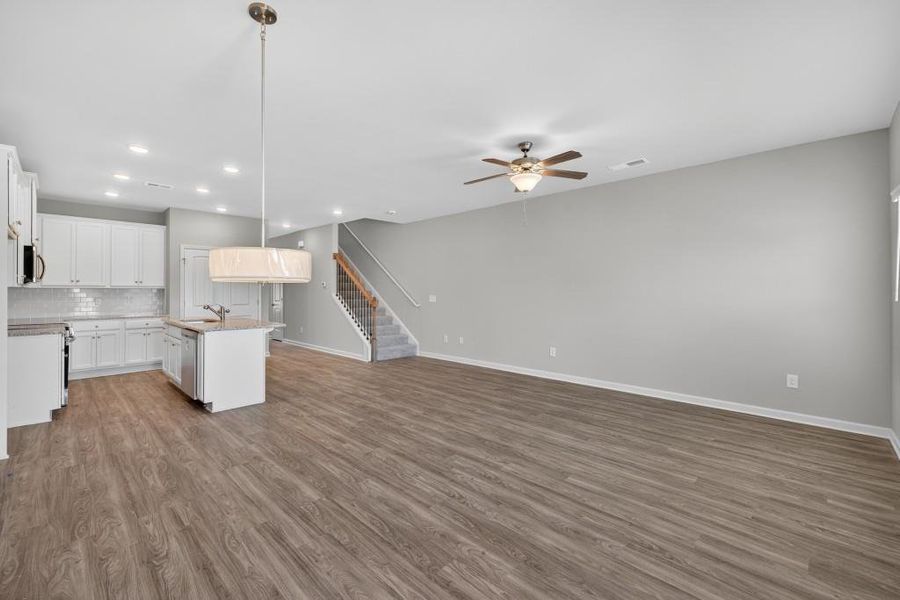 Spacious, unfurnished interior of a new home in The Reserve At Clock Tower, Douglasville (Image 30).