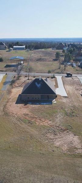 Bird's eye view with a rural view