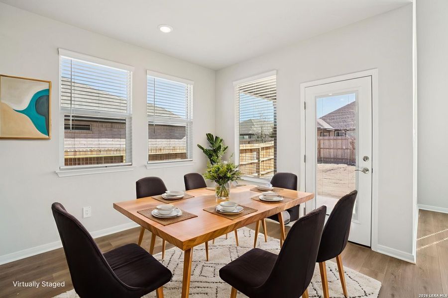 Furnished interior view inside a new home in Carmel Ranch, Schertz (Image 11).