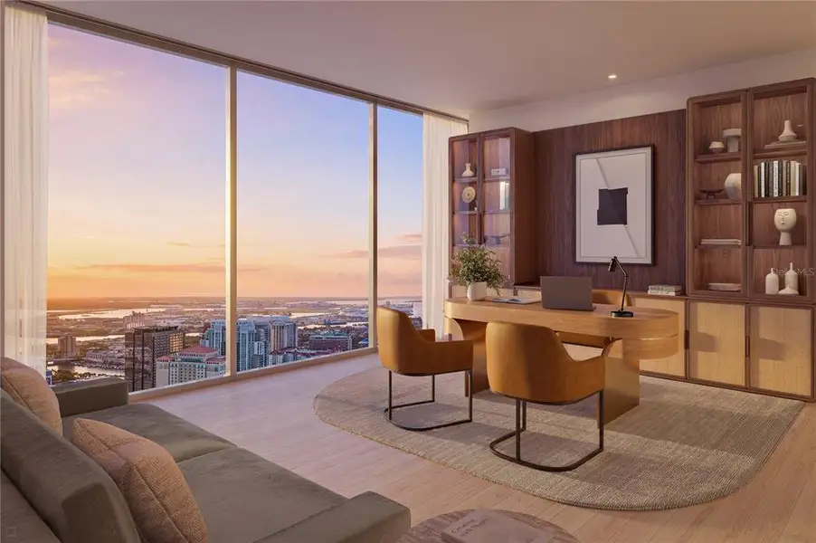 Furnished interior view inside a new home in , Tampa (Image 9). Furnished interior view inside a new home in , Tampa (Image 9).