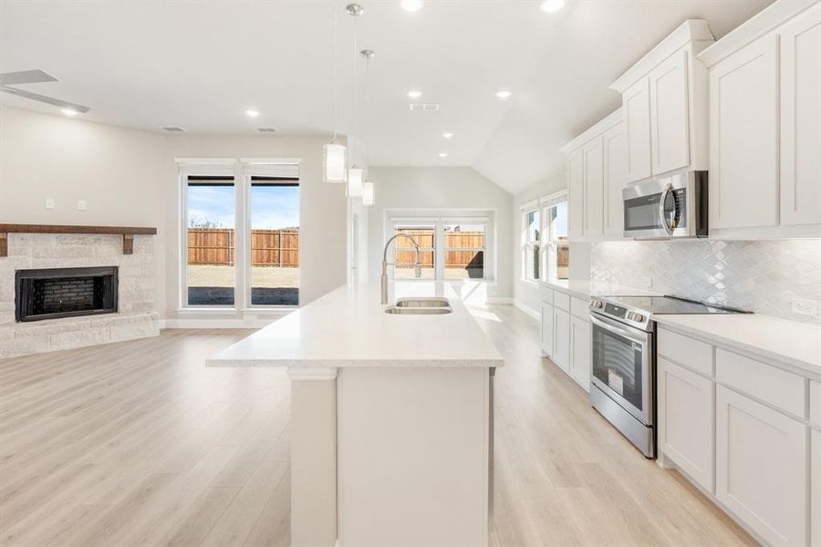 Furnished interior view inside a new home in Georgetown at Kings Fort, Kaufman (Image 14).