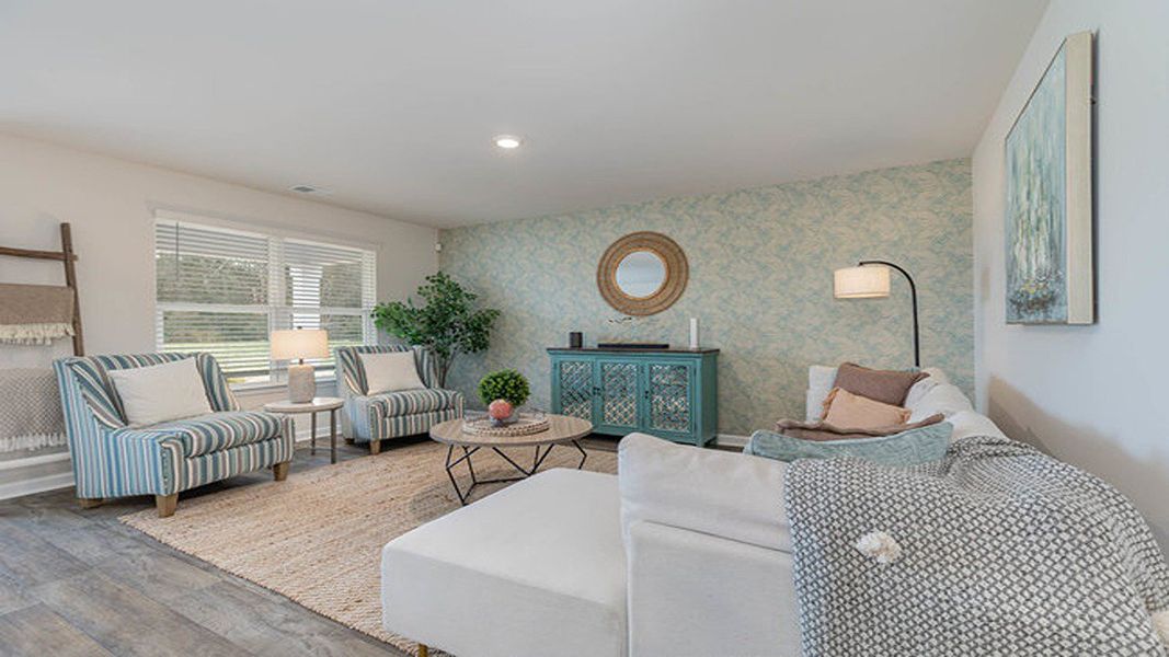 Furnished interior view inside a new home in Cottonwood Place, Tabor City (Image 13). Furnished interior view inside a new home in Cottonwood Place, Tabor City (Image 13).