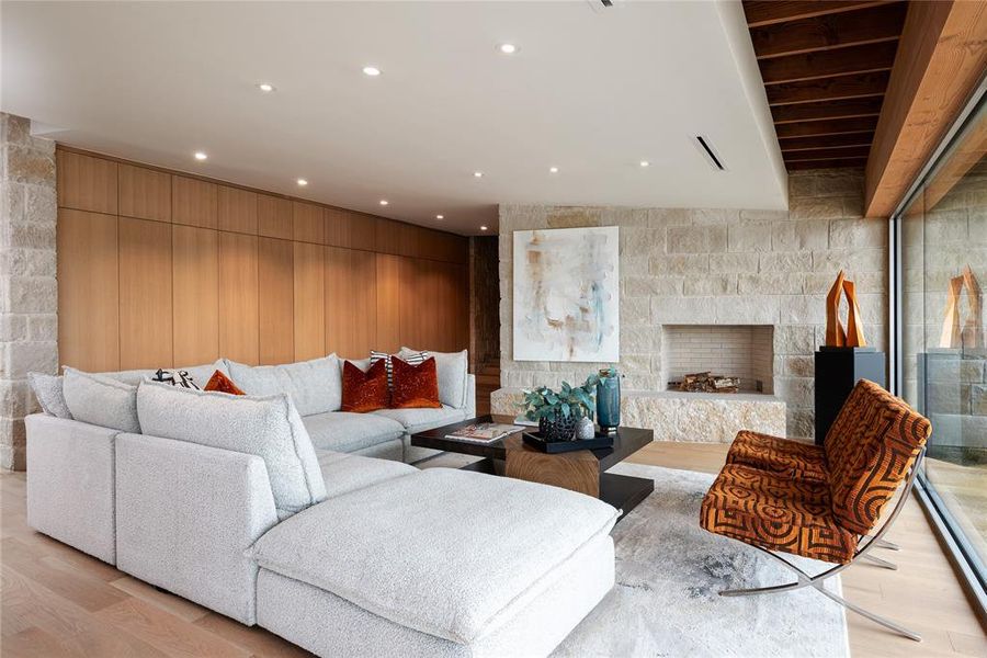 Furnished interior view inside a new home in , Malakoff (Image 3).