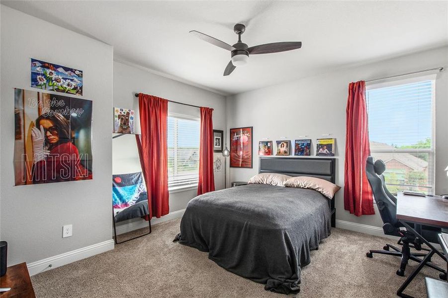 Furnished interior view inside a new home in , Denton (Image 35).