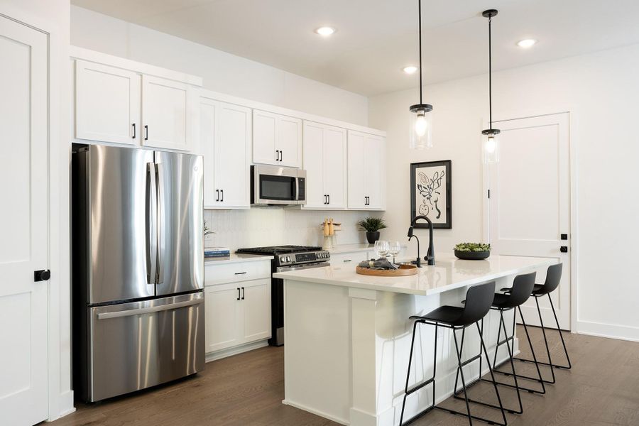 Furnished interior view inside a new home in Novel, Austin (Image 9).
