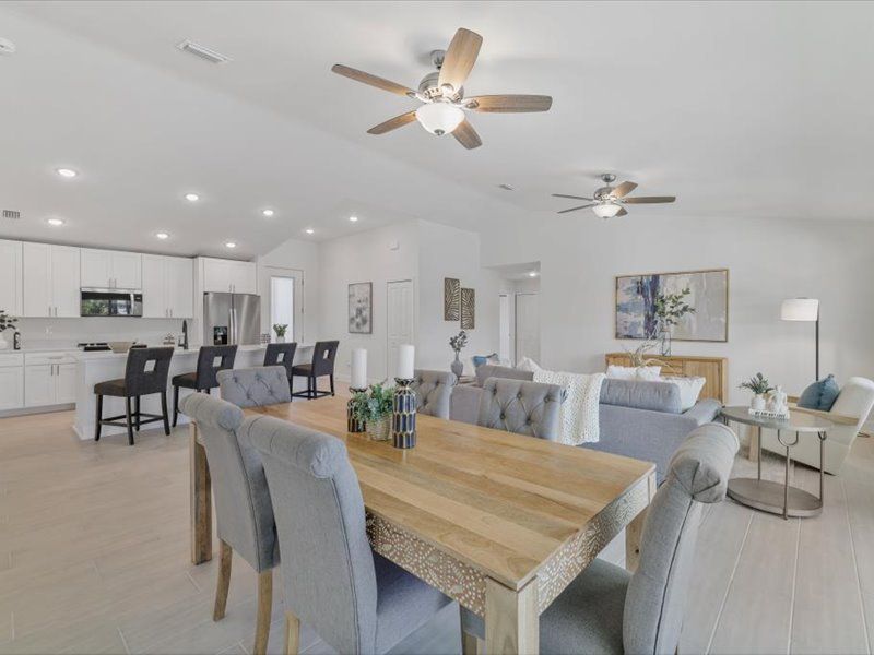 Representative furnished interior of a home built from the The Paradise Cove II by Sunlife Homes LLC in Cape Coral, Cape Coral (Image 18).