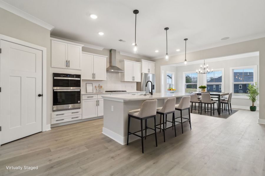 Representative furnished interior of a home built from the Ashbourne II by Great Southern Homes in Collins Cove, Chapin (Image 13).