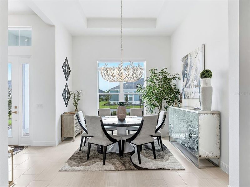 Furnished interior view inside a new home in , The Villages (Image 9). Furnished interior view inside a new home in , The Villages (Image 9).