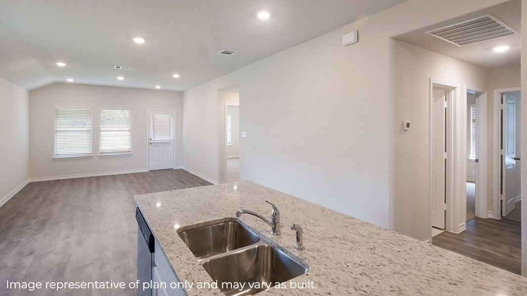 Furnished interior view inside a new home in Saratoga Crossing, Corpus Christi (Image 8).