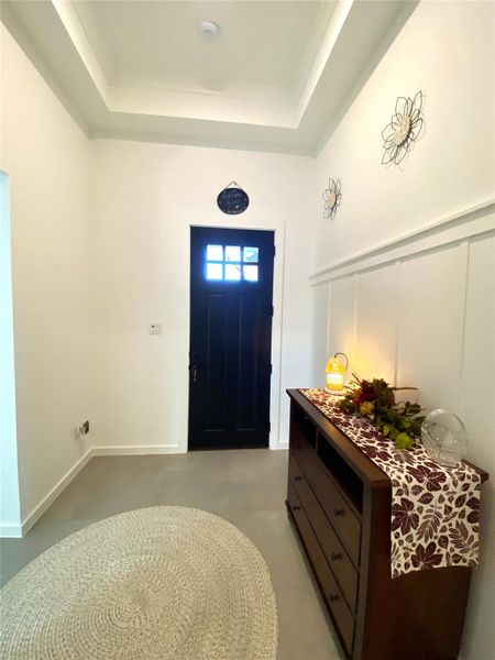 Furnished interior view inside a new home in Centennial Oaks, Santa Fe (Image 23).