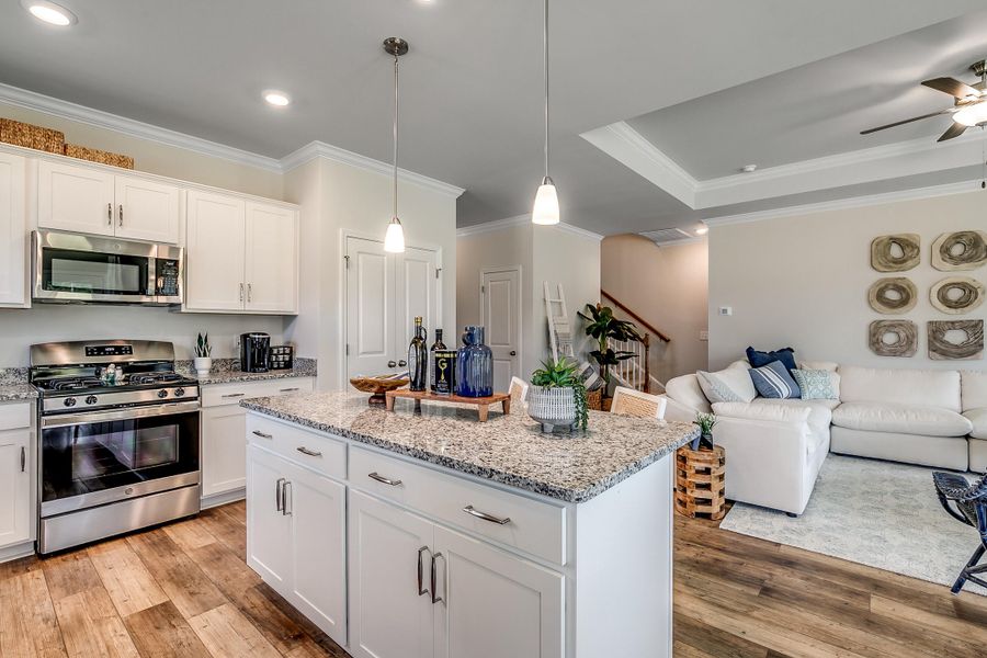 Furnished interior view inside a new home in Fairway Woods at Wyboo, Manning (Image 23). Furnished interior view inside a new home in Fairway Woods at Wyboo, Manning (Image 23).