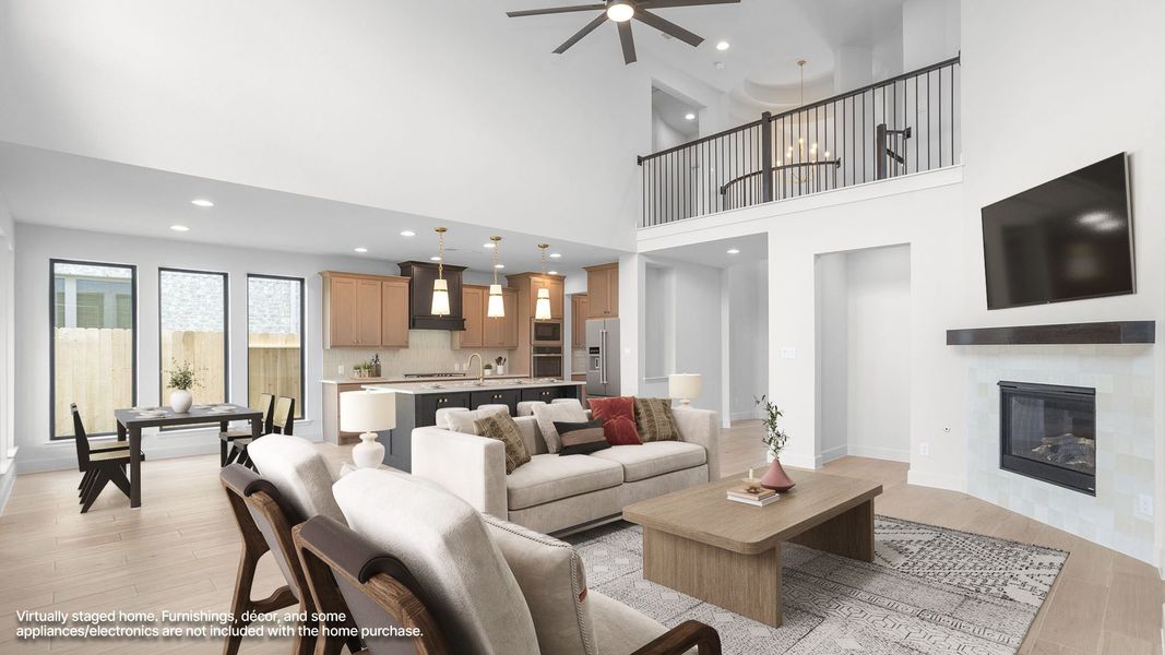 Furnished interior view inside a new home in Briarley, Montgomery (Image 5).