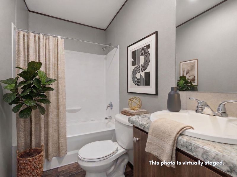 Furnished interior view inside a new home in , Cleveland (Image 4).