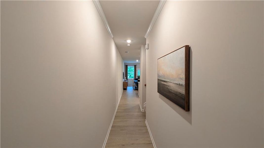 Spacious, unfurnished interior of a new home in Owen Preserve, Canton (Image 22).