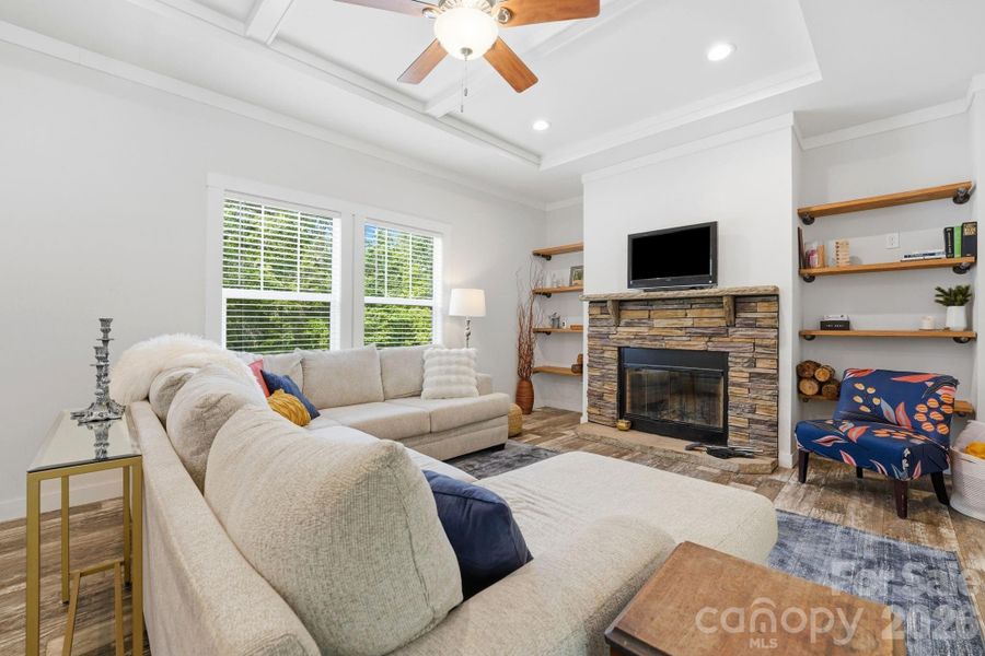 Furnished interior view inside a new home in , Troy (Image 7). Furnished interior view inside a new home in , Troy (Image 7).