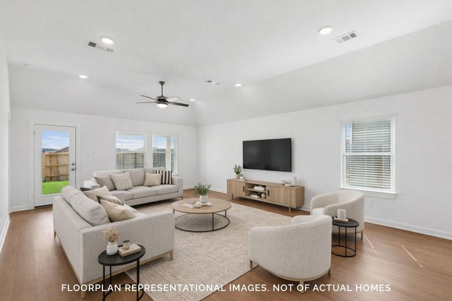 Furnished interior view inside a new home in Miller's Pond, Rosenberg (Image 6).