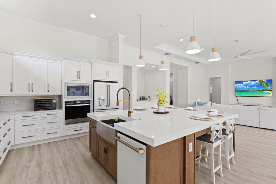 Furnished interior view inside a new home in , Westlake (Image 54).