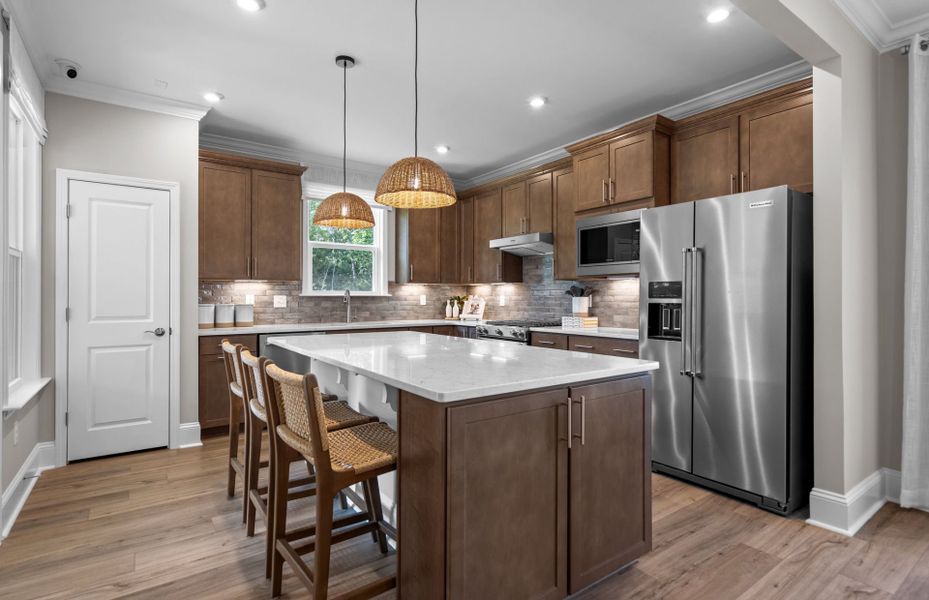 Furnished interior view inside a new home in The Haven at Riverlights, Wilmington (Image 5).