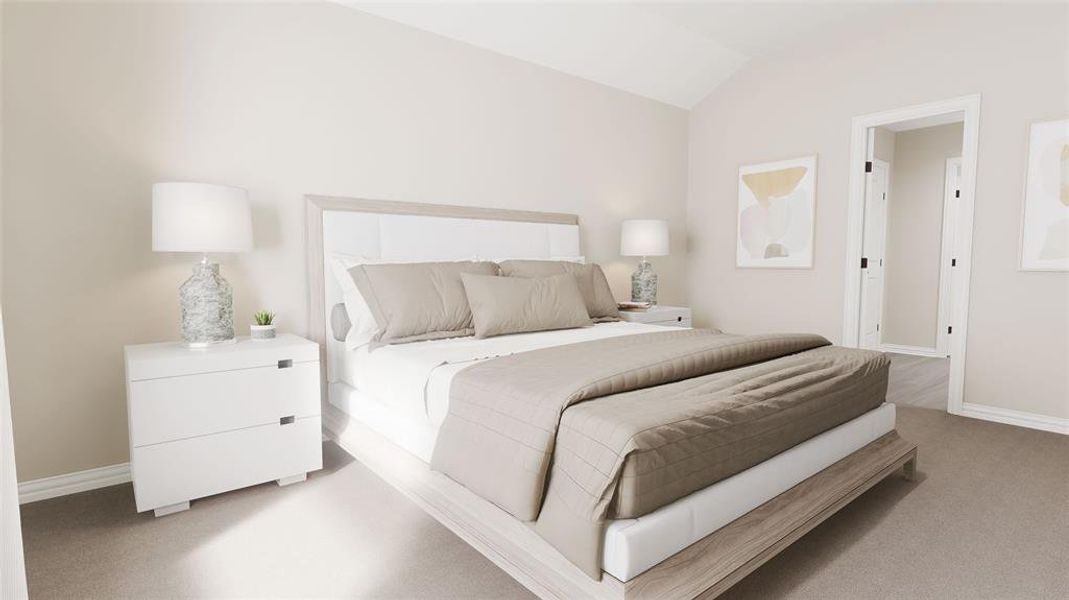 Furnished interior view inside a new home in Courtland Place, Cleburne (Image 16). Furnished interior view inside a new home in Courtland Place, Cleburne (Image 16).