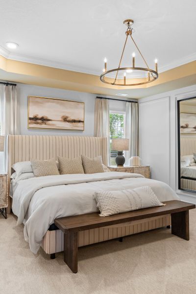 Representative furnished interior of a home built from the The Waverunner by Chesapeake Homes in Coastal Club of the Carolinas, Calabash (Image 20).
