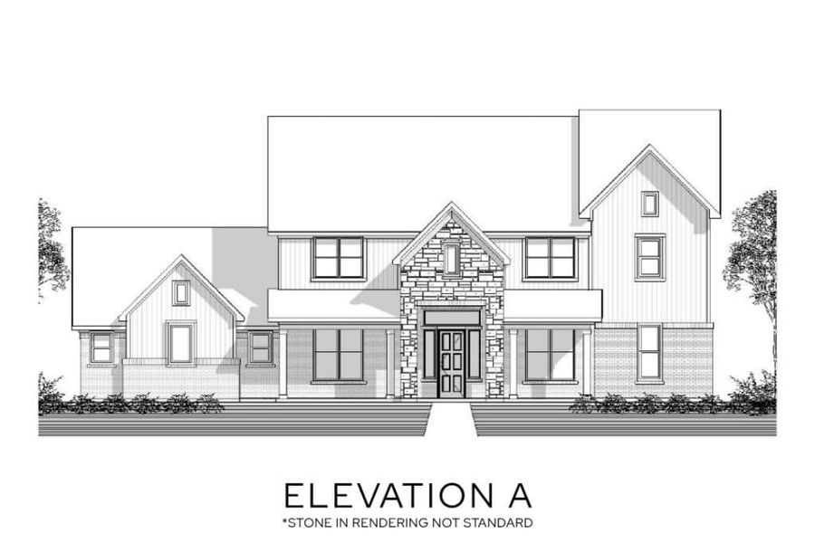 Representative rendering of the exterior for the The Roseland by Lillian Custom Homes (Image 3). Representative rendering of the exterior for the The Roseland by Lillian Custom Homes (Image 3).