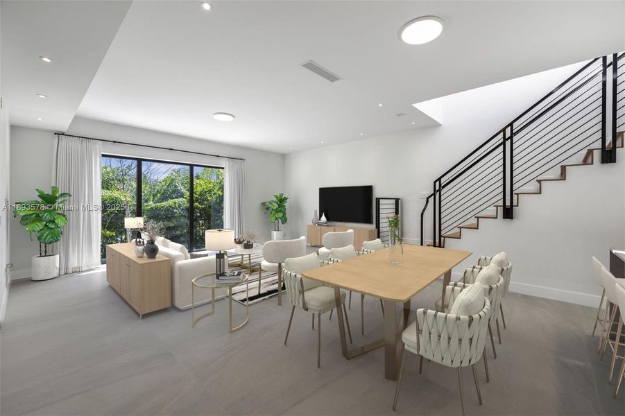 Living-Dining [Virtually Staged]