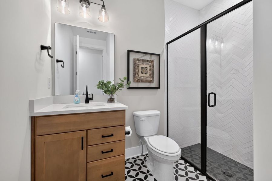 Representative furnished interior of a home built from the Wynfield by Pulte Homes in Bleckley Station, Ball Ground (Image 48).