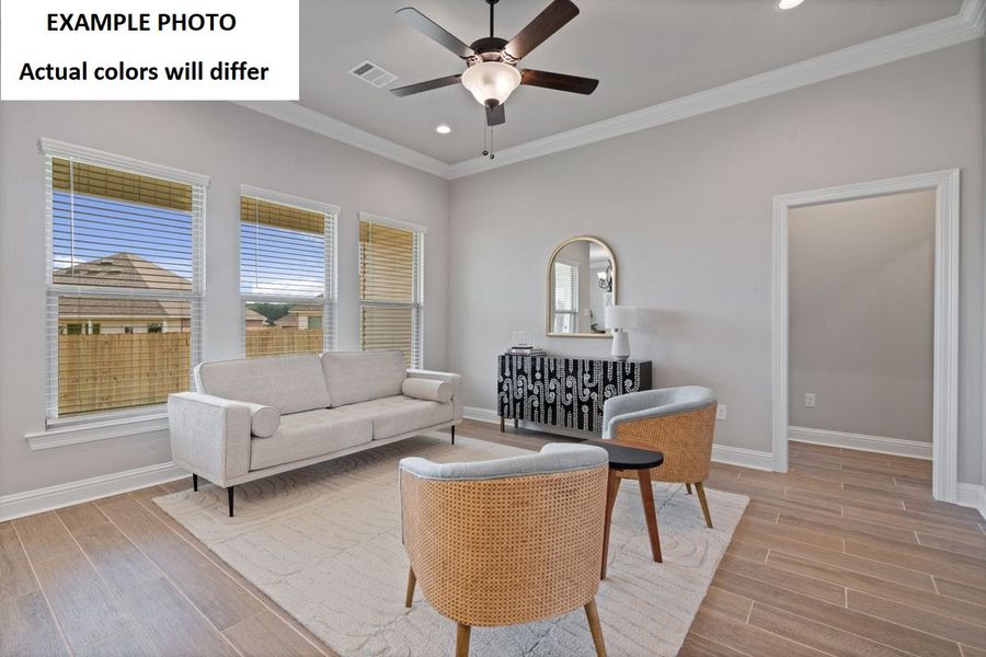 Furnished interior view inside a new home in Eagle Pointe, Pensacola (Image 6).
