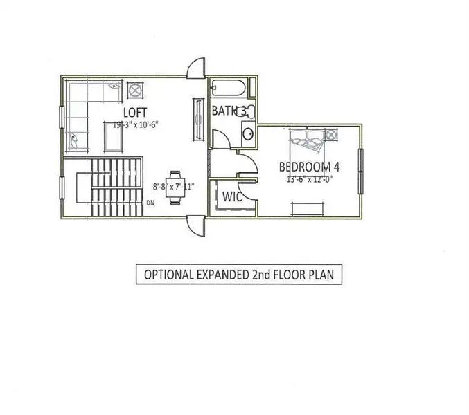 2D floor plan layout of this home in , Gainesville, GA (Image 3). 2D floor plan layout of this home in , Gainesville, GA (Image 3).