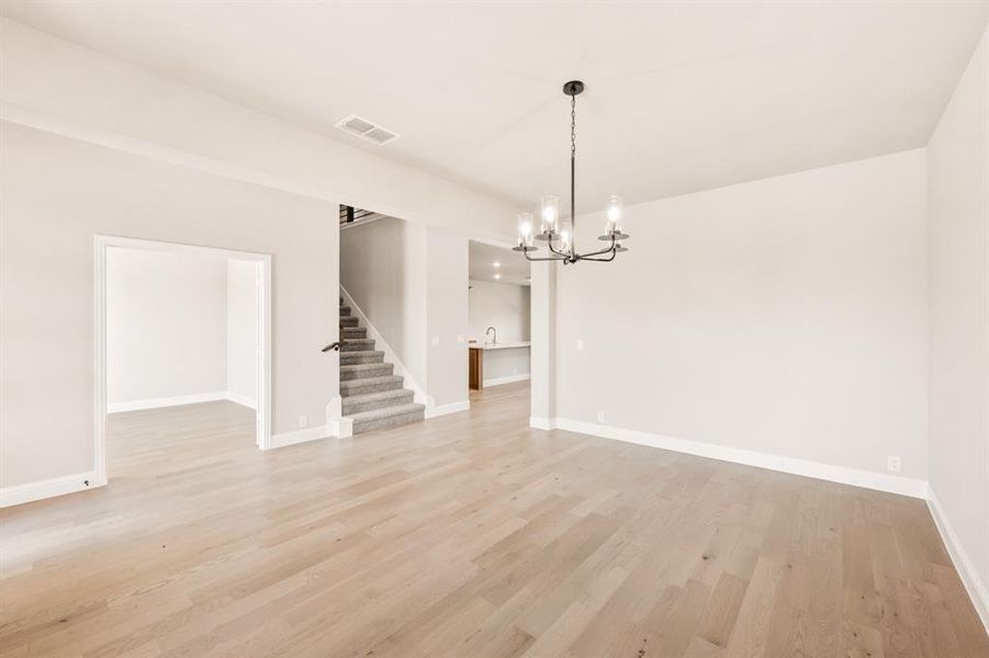 Spacious, unfurnished interior of a new home in The Grove, Midlothian (Image 22).