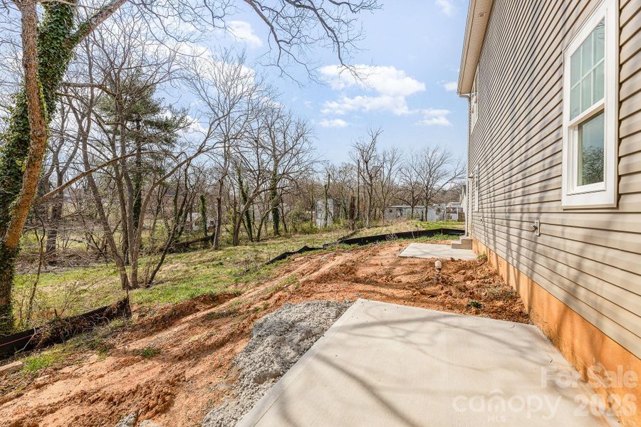 Exterior details and patio area of a home in , Statesville (Image 3).