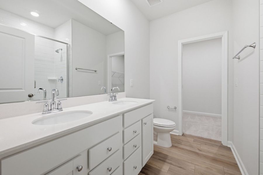Furnished interior view inside a new home in Carpenter Falls, Durham (Image 9).
