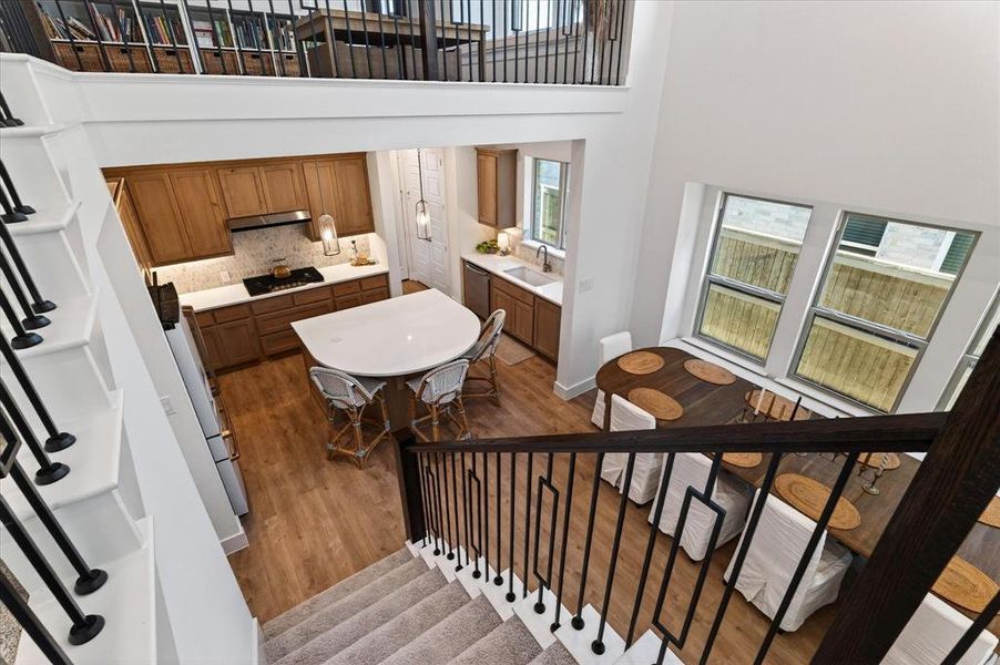 Furnished interior view inside a new home in Pecan Square, Northlake (Image 30).