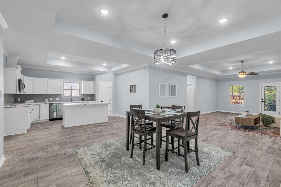 Furnished interior view inside a new home in , Montgomery (Image 17).