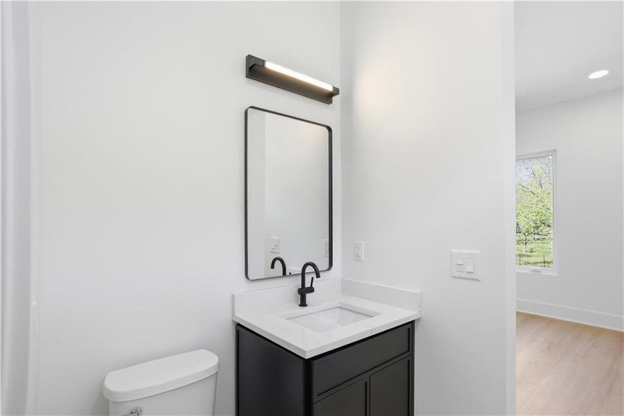 Furnished interior view inside a new home in , Duluth (Image 61).