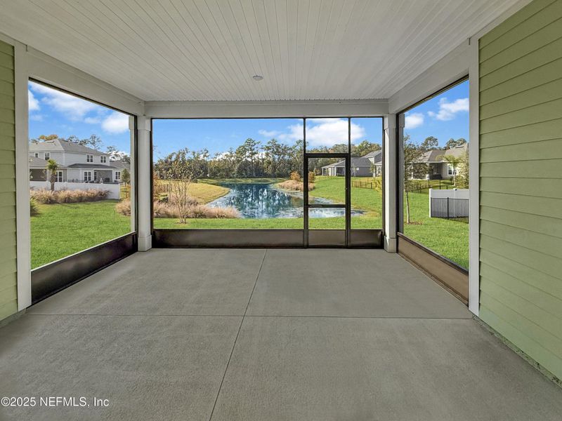 Exterior details and patio area of a home in RiverTown - Ravines, St. Johns (Image 2).
