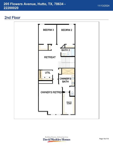 Floor Plan - 2nd Floor