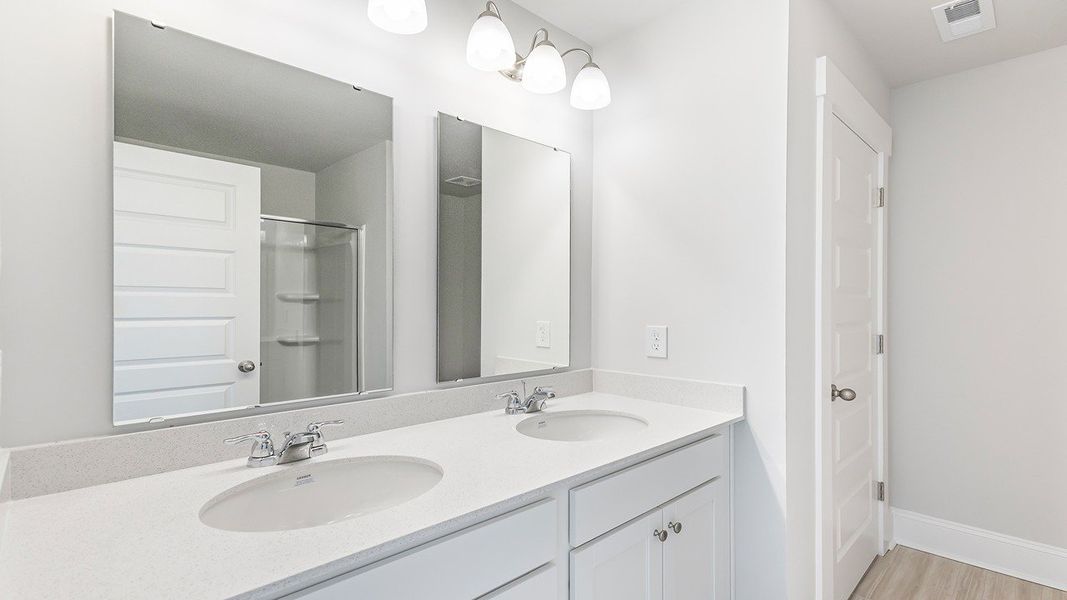 Furnished interior view inside a new home in Rivers Reach, Yemassee (Image 27).