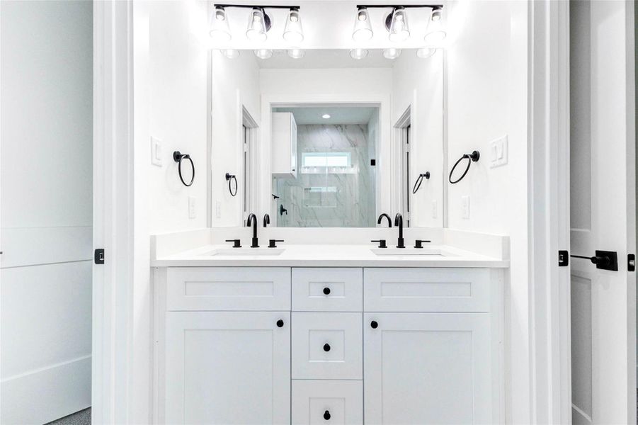 Furnished interior view inside a new home in , Houston (Image 12).