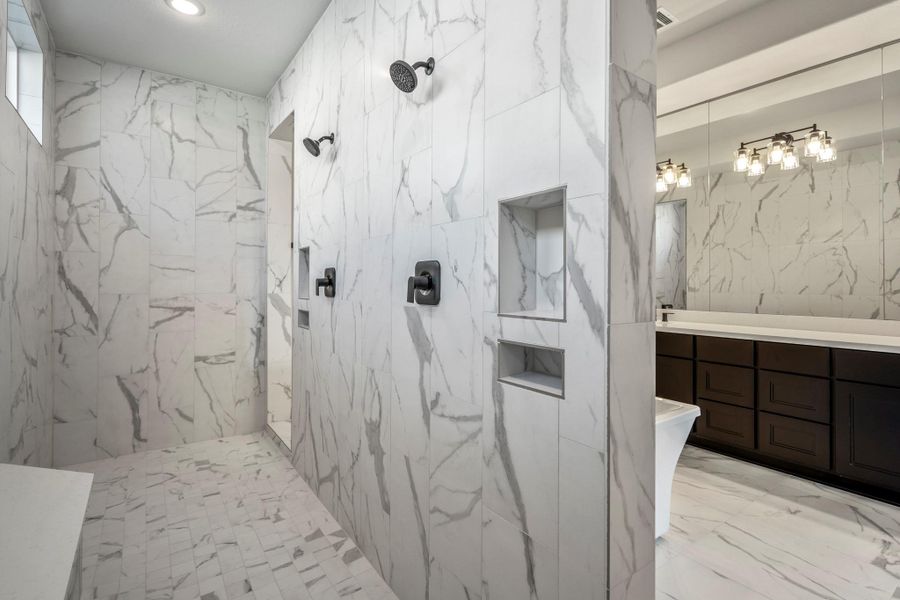 Furnished interior view inside a new home in Artavia 70′ Lots, Conroe (Image 4).