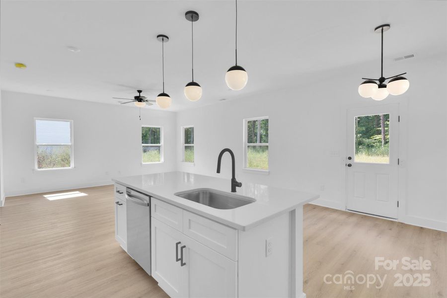 Furnished interior view inside a new home in , Charlotte (Image 11).