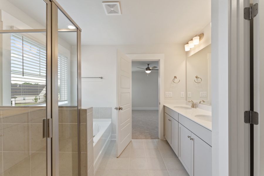 Representative furnished interior of a home built from the Callaham by Hunter Quinn Homes in The Meadows at Midway, Anderson (Image 10).
