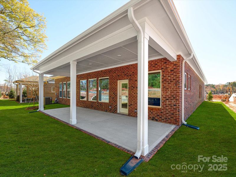 Exterior details and patio area of a home in Whitley Preserve – Enclave Collection, Mint Hill (Image 3).