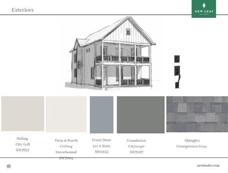 Sample of building materials used in homes in , Summerville (Image 45).
