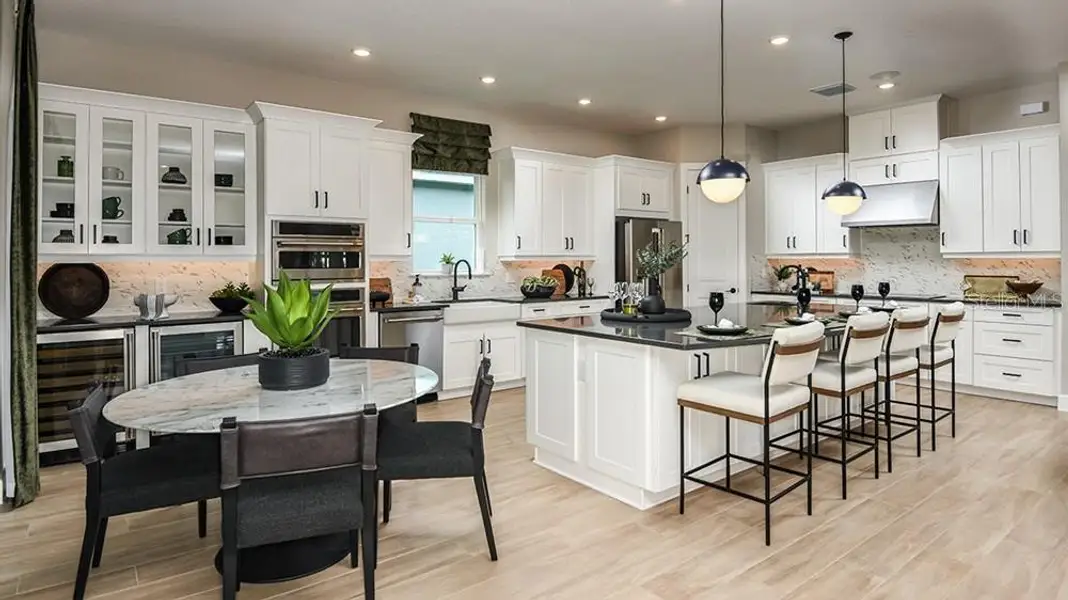 Furnished interior view inside a new home in Esplanade at Westview, Kissimmee (Image 24). Furnished interior view inside a new home in Esplanade at Westview, Kissimmee (Image 24).