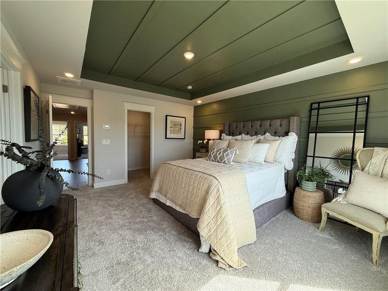Furnished interior view inside a new home in The Towns at Auburn Station West, Auburn (Image 10).
